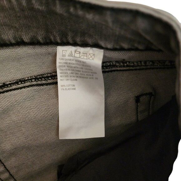 G by Giuliana Faded Low Rise Denim Jeans Leg Grommets Womens Size 12 Gray - Picture 6 of 6